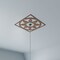 Ekena Millwork Blume Wood Fretwork Pierced Ceiling Medallion, Walnut, 20"OD x 7"ID x 3/8"T CMWP20X20X0375BLWA - alternate 8